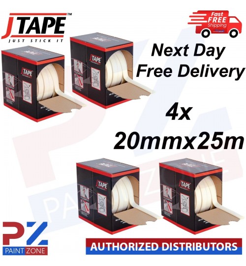4 X J TAPE 1012.2025 NO EDGE BLENDING TAPE PLUS 20MMX25M - JTAPE REPAIR MASKING